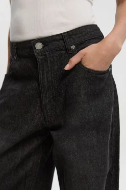 boohoo Jean Boyfriend Taille Haute Basic Petite<Femme Denim|Jeans