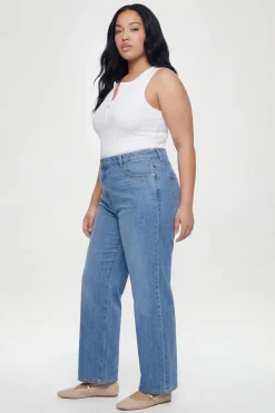Jean Boyfriend Taille Haute Plus Basics