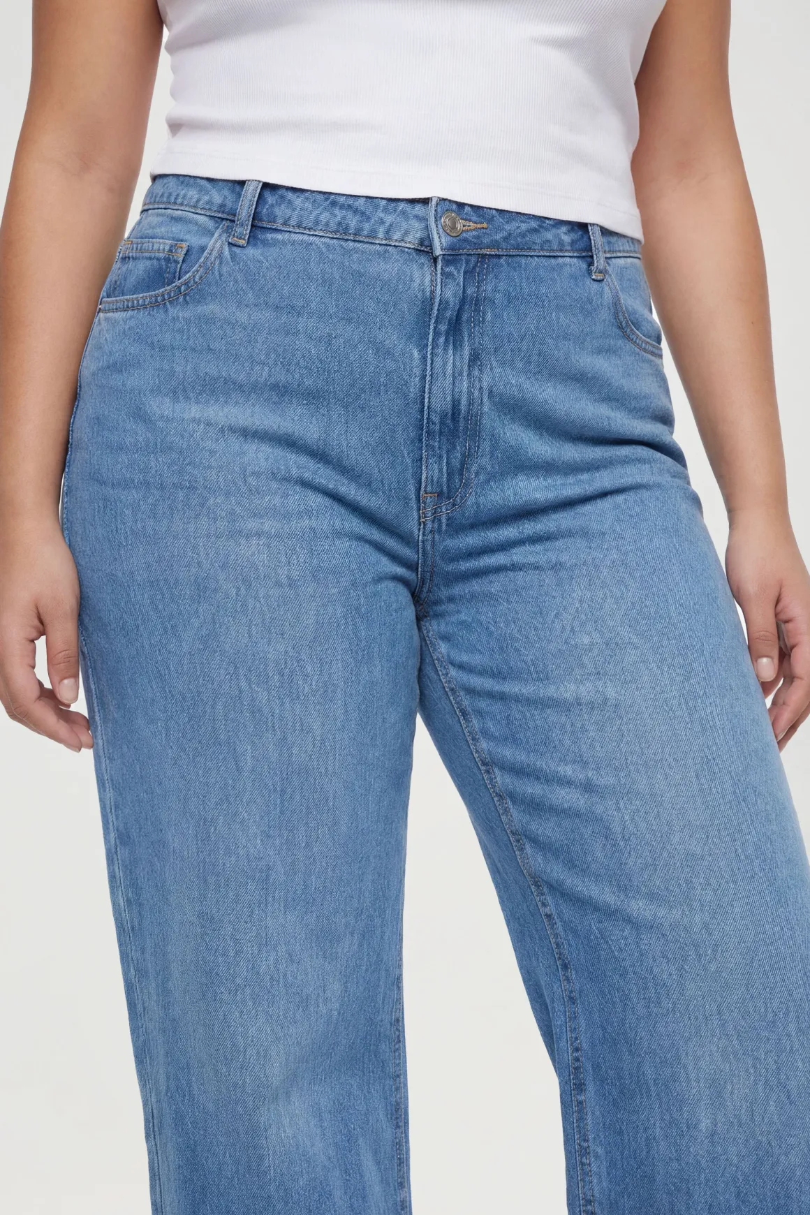 Jean Boyfriend Taille Haute Plus Basics