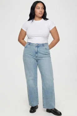 Jean Boyfriend Taille Haute Plus Basics