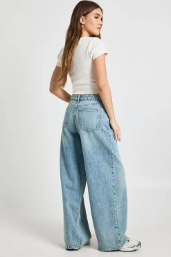 Jean Boyfriend Taille Mi-haute Basics