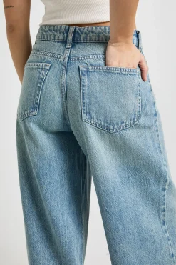 Jean Boyfriend Taille Mi-haute Basics