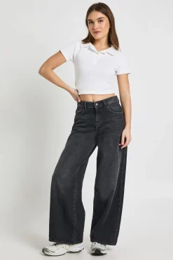 Jean Boyfriend Taille Mi-haute Basics