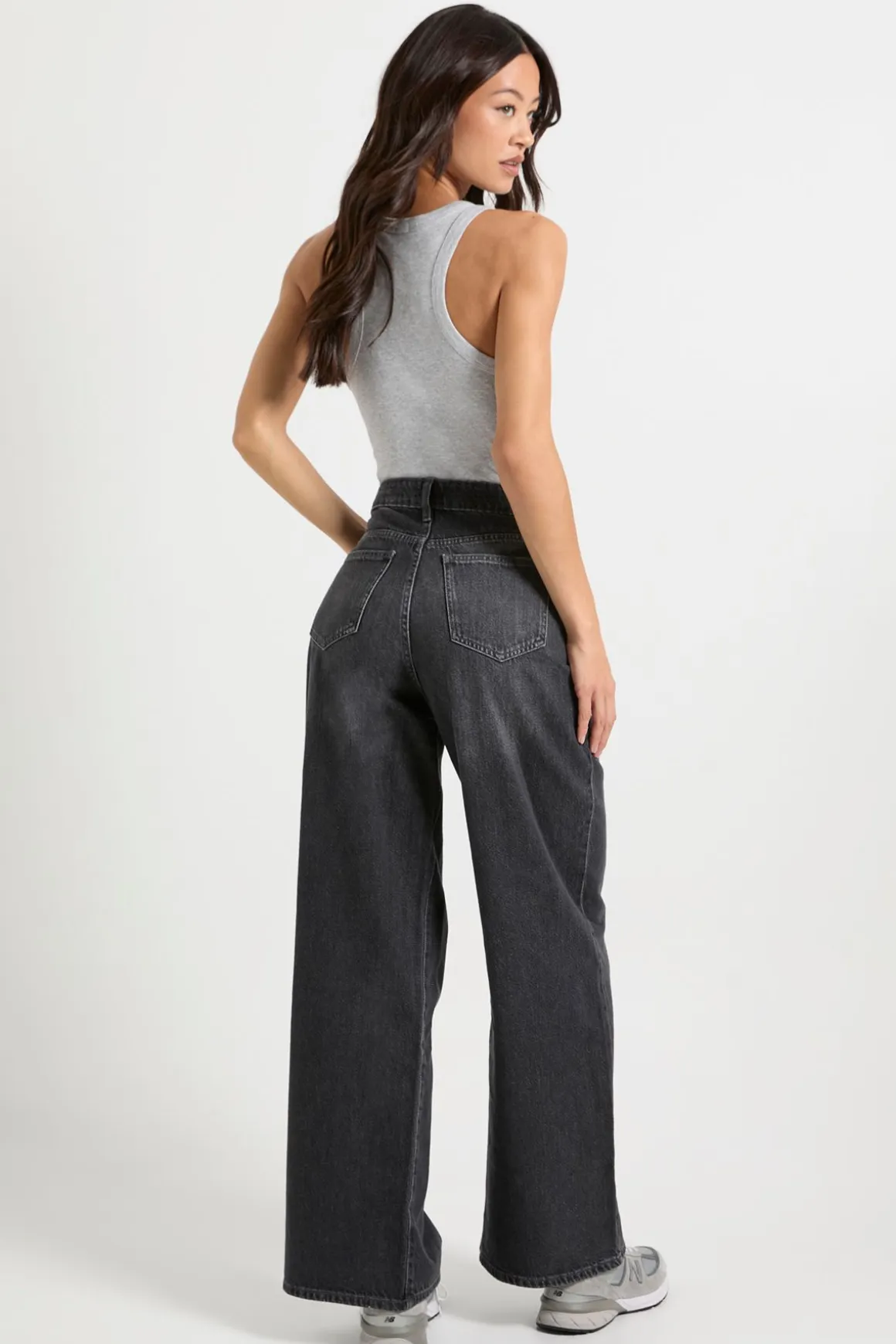 Jean Boyfriend Taille Mi-haute Tall Basics