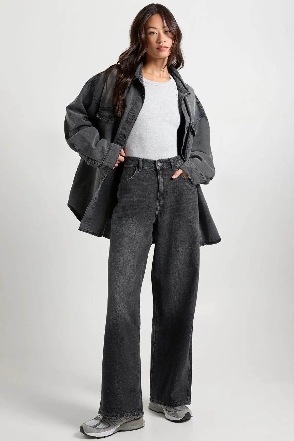 Jean Boyfriend Taille Mi-haute Tall Basics