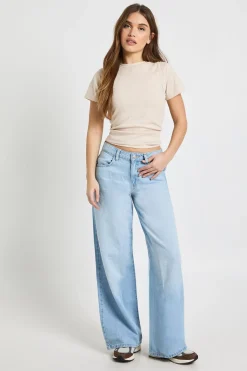 Jean Boyfriend Taille Mi-haute Basics