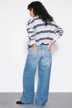 Jean Boyfriend Taille Mi-haute Basics
