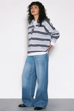 Jean Boyfriend Taille Mi-haute Basics