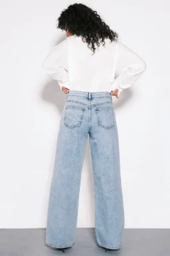 boohoo Jean Boyfriend Taille Moyenne Basics<Femme Denim|Jeans