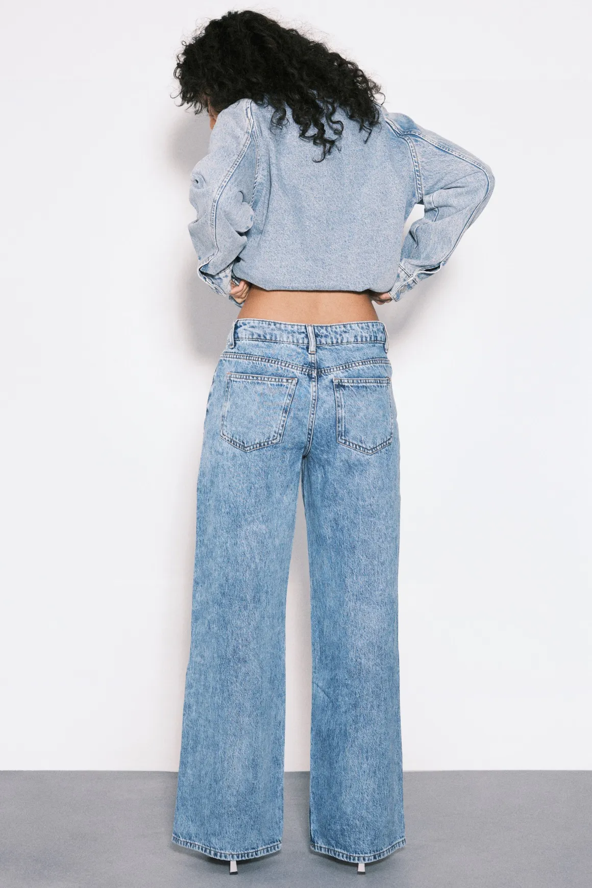 Jean Boyfriend Taille Moyenne Basics