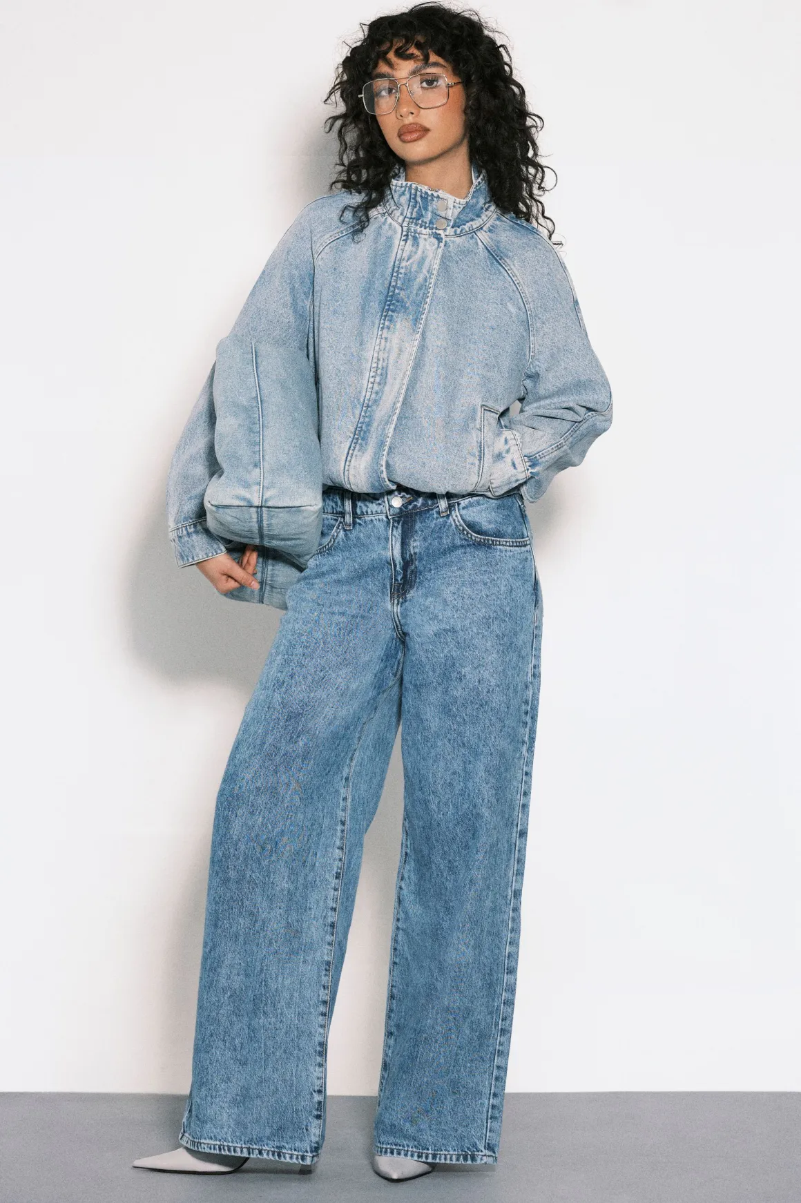 Jean Boyfriend Taille Moyenne Basics