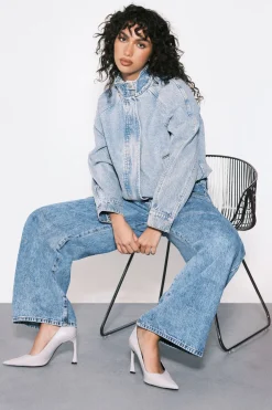 Jean Boyfriend Taille Moyenne Basics