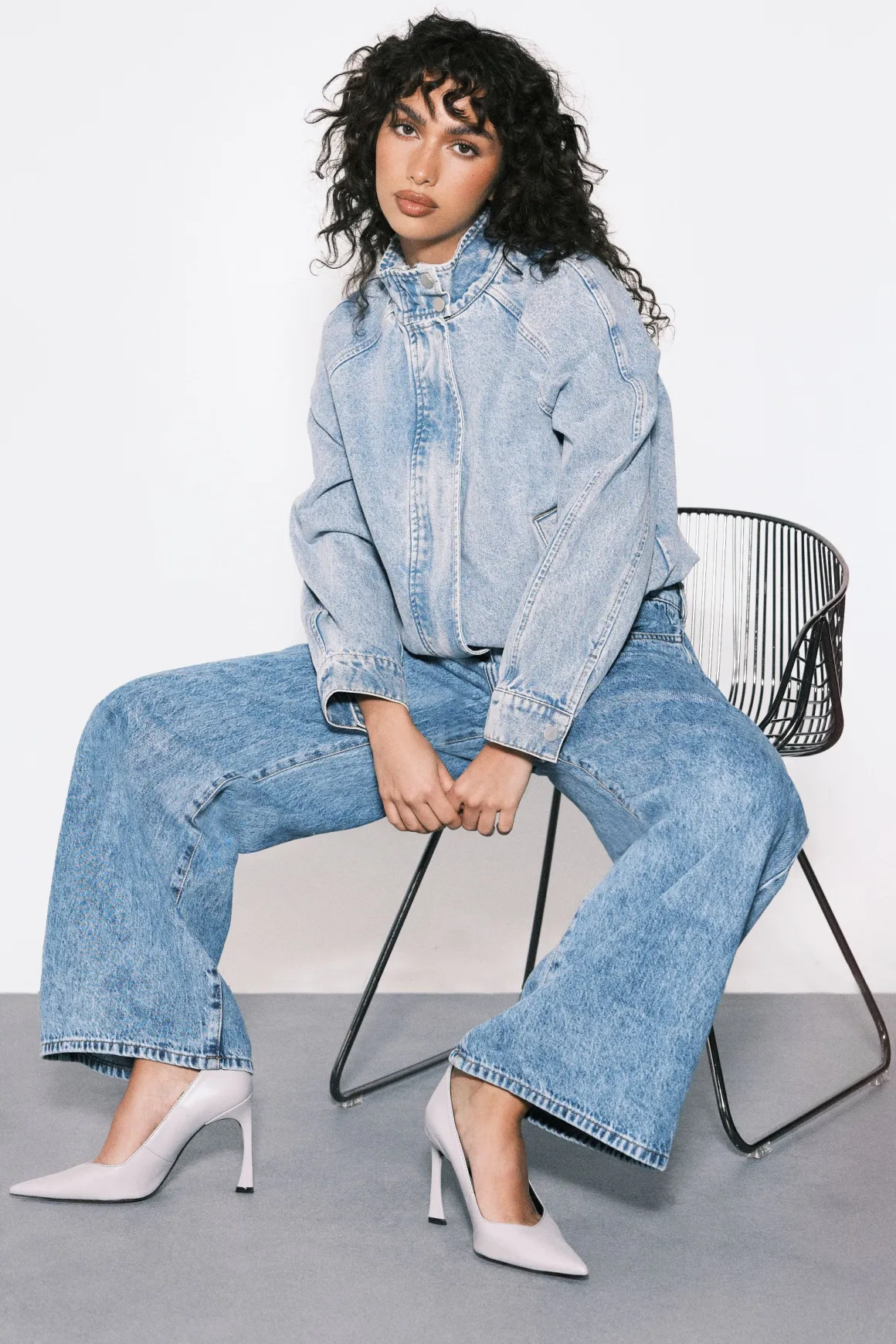 Jean Boyfriend Taille Moyenne Basics
