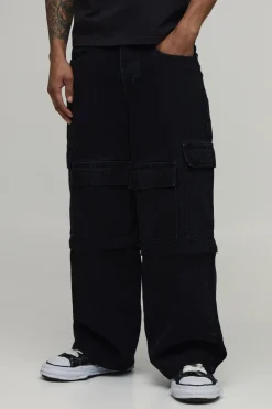 Jean Cargo Baggy Transformable Avec Zip
