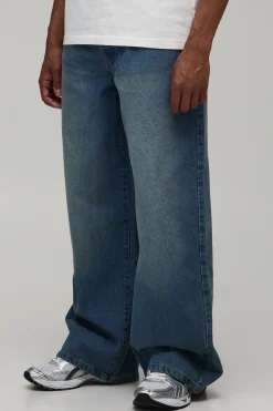 boohooMAN Jean Coupe Ample Décontractée Basique<Homme Jeans Grande Taille|Denim