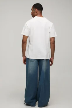 boohooMAN Jean Coupe Ample Décontractée Basique<Homme Jeans Grande Taille|Denim