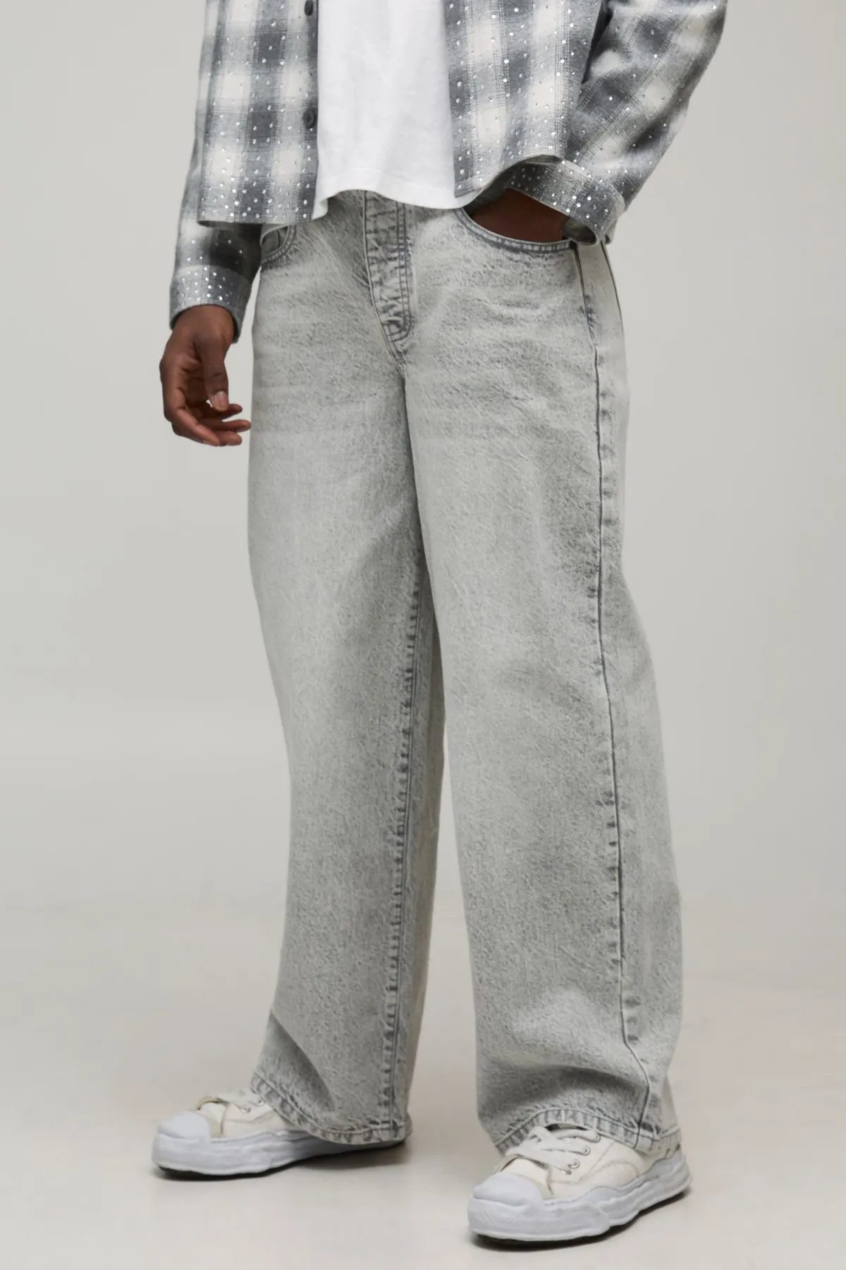 boohooMAN Jean Coupe Baggy Basique<Homme Denim|Denim