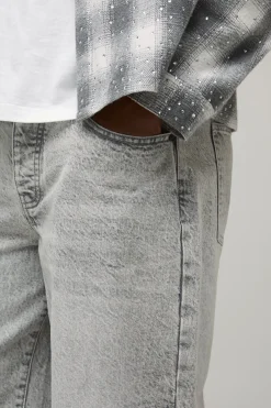 boohooMAN Jean Coupe Baggy Basique<Homme Denim|Denim