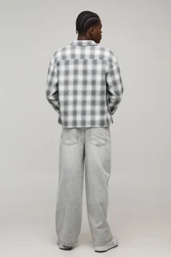 boohooMAN Jean Coupe Baggy Basique<Homme Denim|Denim