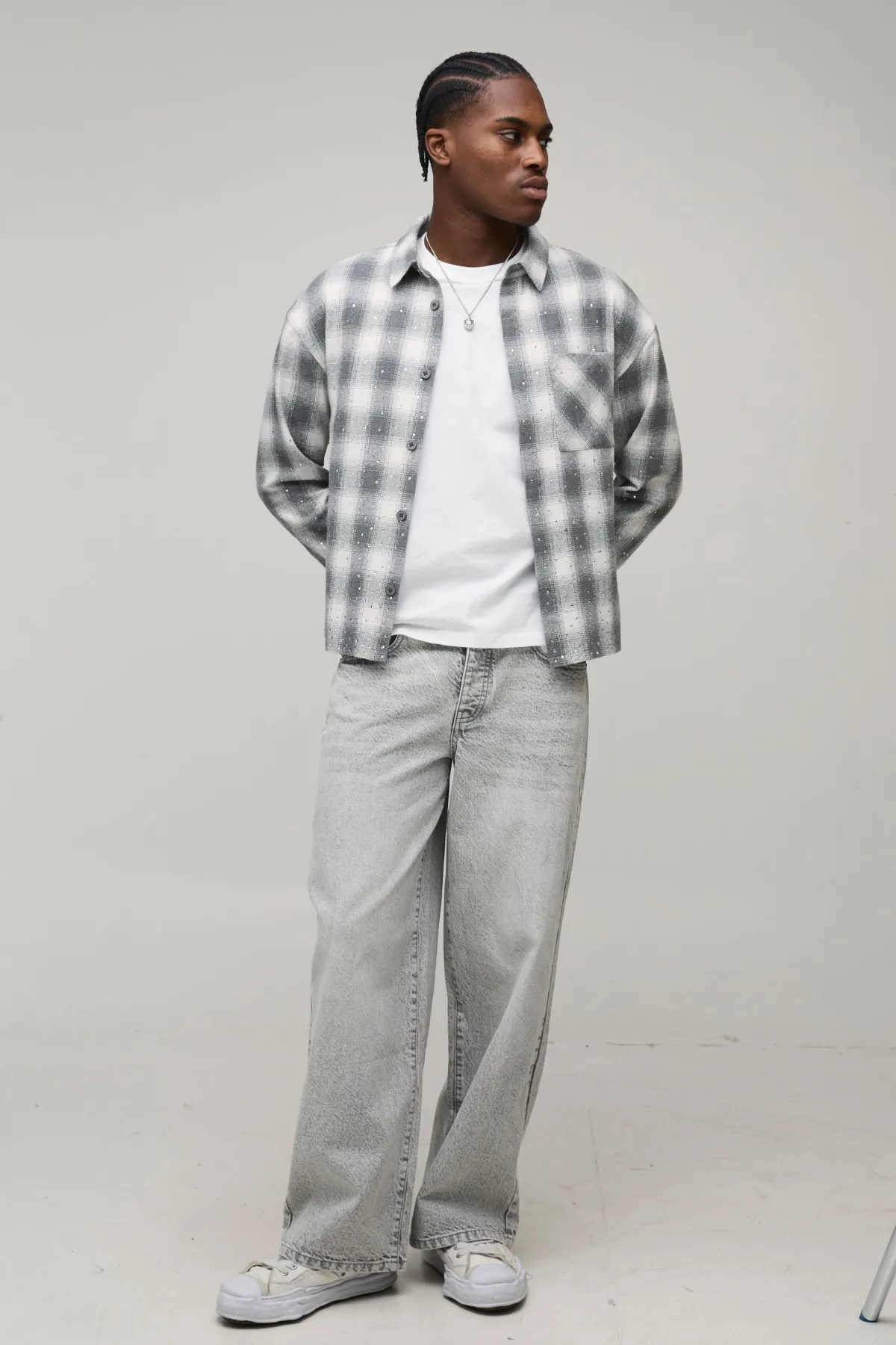 boohooMAN Jean Coupe Baggy Basique<Homme Denim|Denim