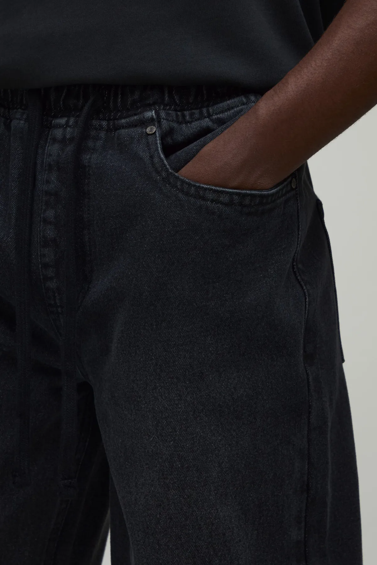 boohooMAN Jean Coupe Décontractée Imprimé Animalier Mixte<Homme Denim|Denim