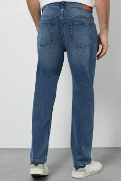 Burton Jean Coupe Droite Extensible Délavage Vintage Clair<Homme Denim|Denim