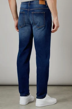 Burton Jean Coupe Fuselée Stretch Lavage Foncé<Homme Denim|Denim