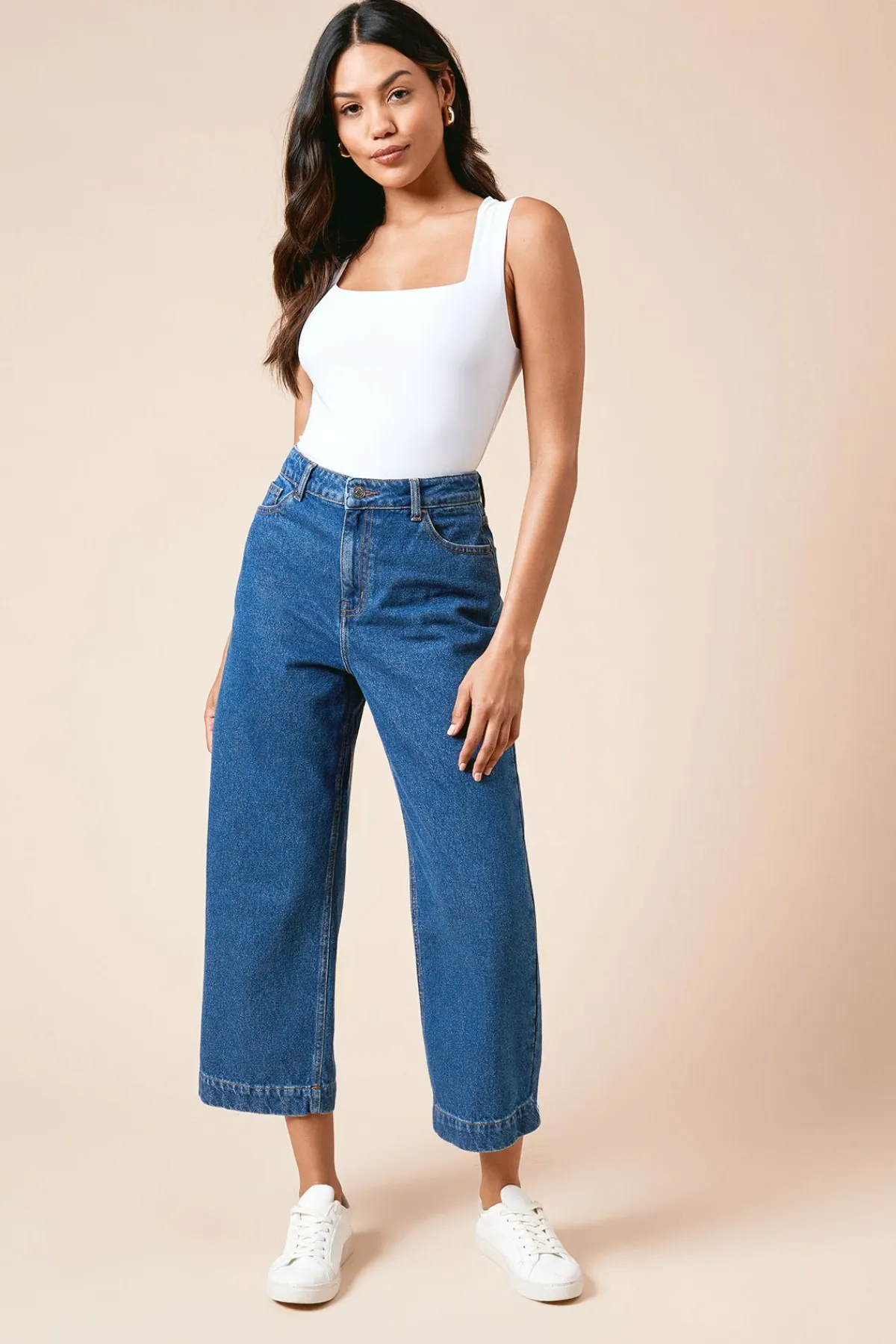 Dorothy Perkins Jean Cropped à Jambes Larges<Femme Denim|Jeans