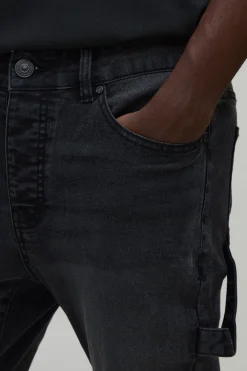 boohooMAN Jean De Charpentier Coupe Skinny<Homme Denim|Denim