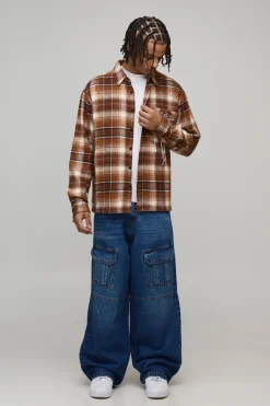 Jean Denim Super Baggy à Poches Cargo