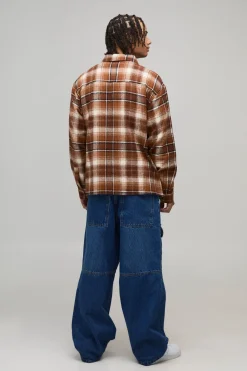 Jean Denim Super Baggy à Poches Cargo