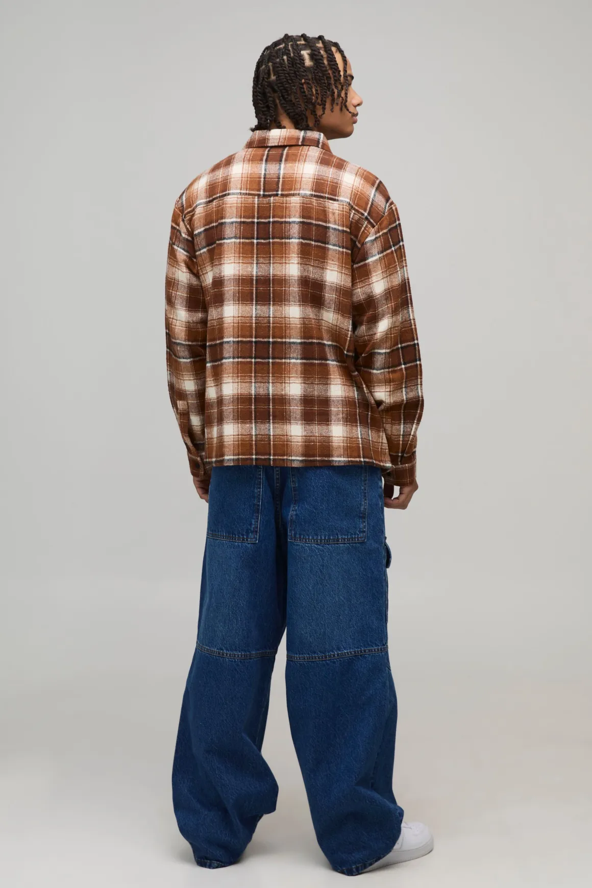 Jean Denim Super Baggy à Poches Cargo