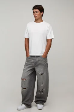 Jean Délavé Coupe Baggy