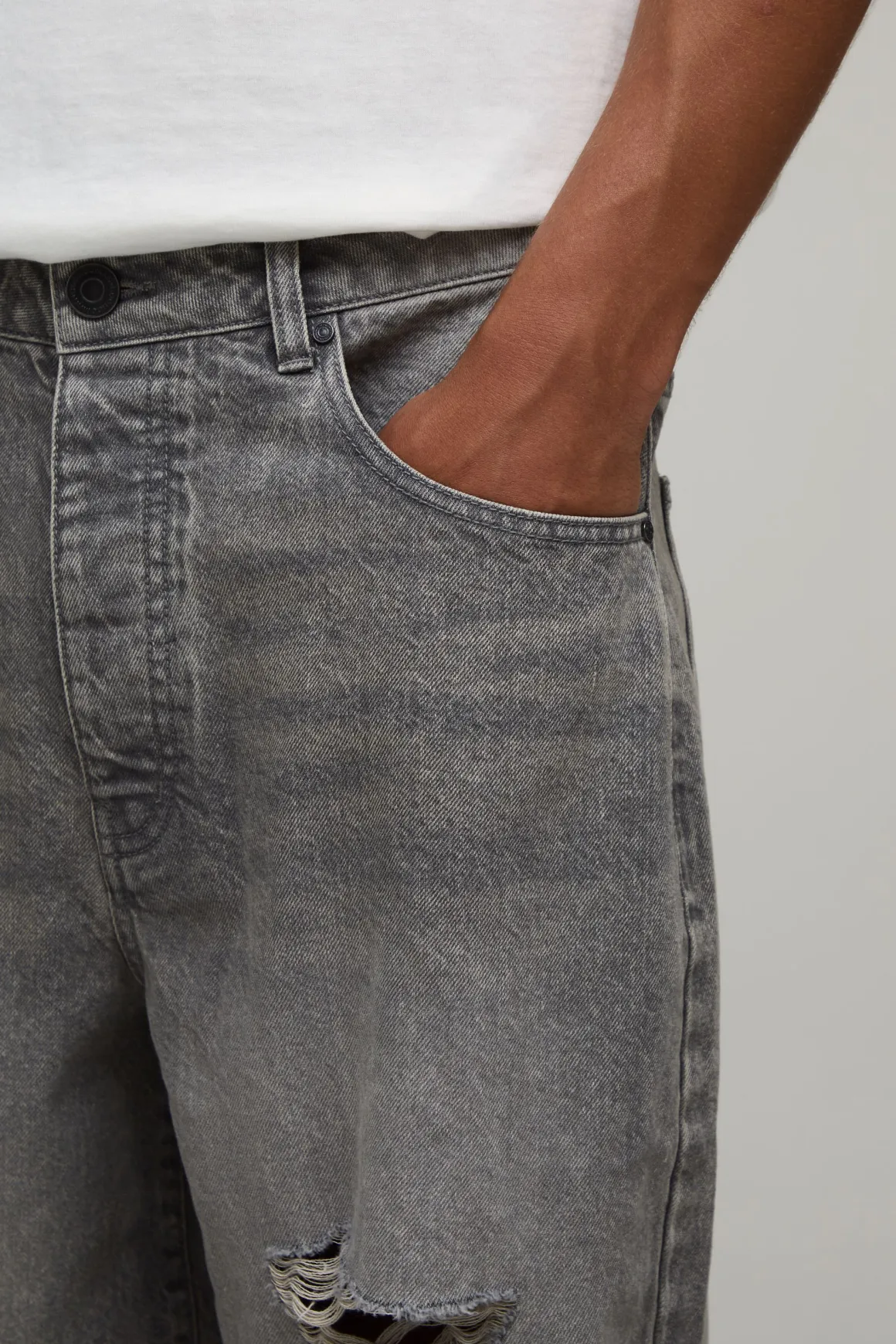 Jean Délavé Coupe Baggy