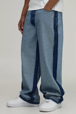 boohooMAN Jean Délavé Coupe Décontractée<Homme Denim|Denim