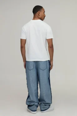 boohooMAN Jean Délavé Coupe Décontractée<Homme Denim|Denim