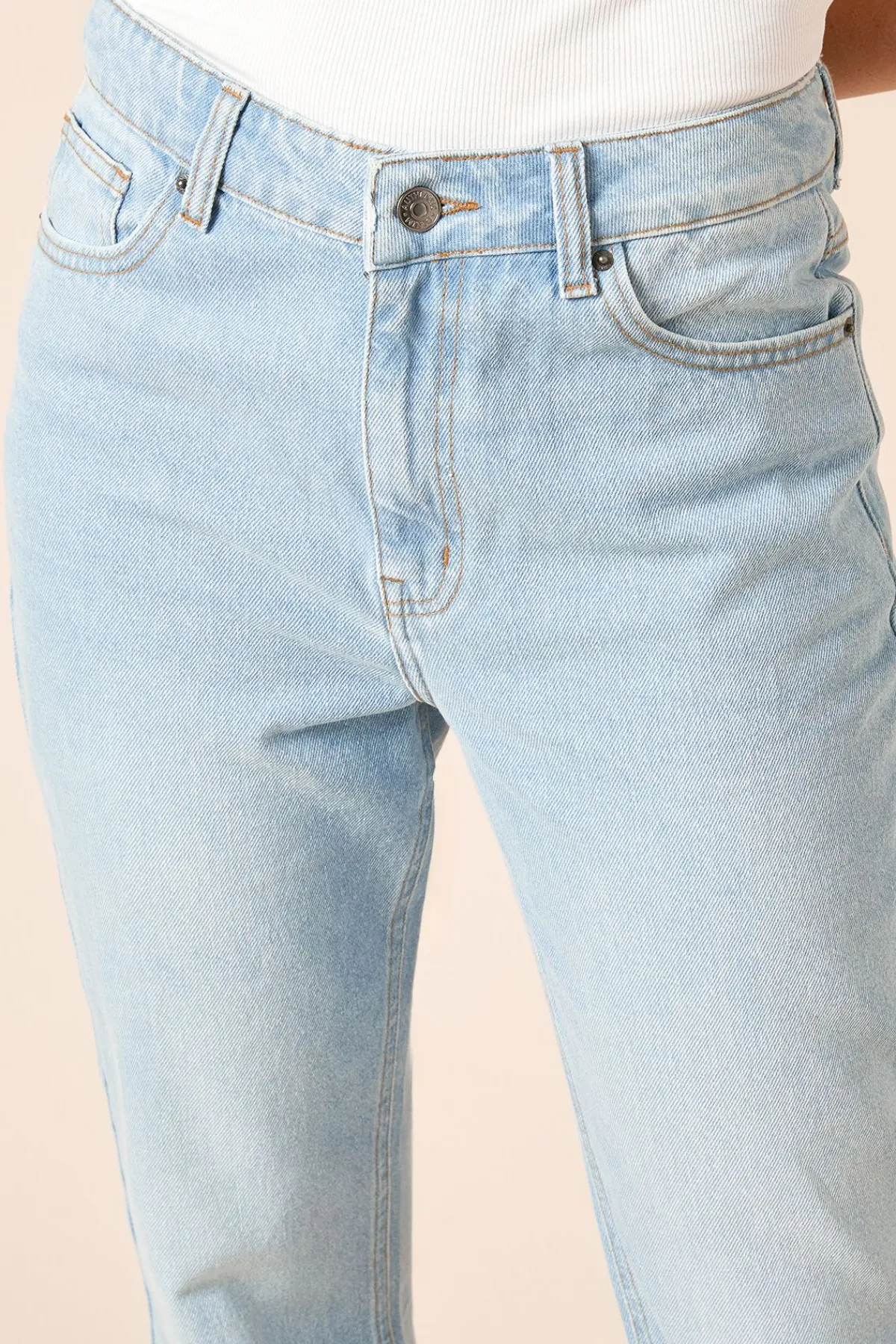 Dorothy Perkins Jean Droit Avec Revers<Femme Denim|Jeans