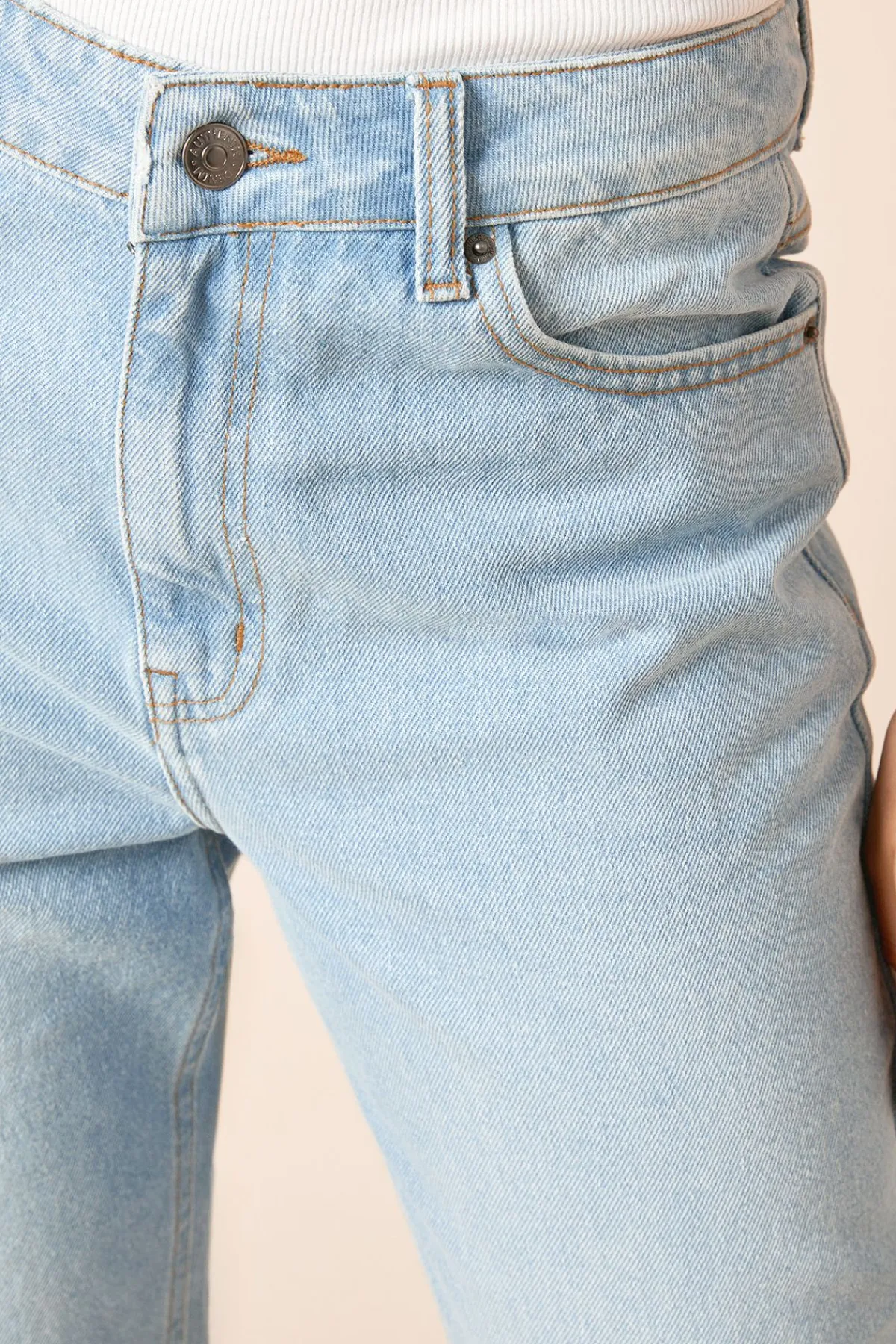 Dorothy Perkins Jean Droit Avec Revers<Femme Denim|Jeans