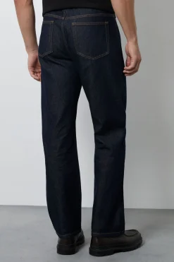 Burton Jean Droit Coupe Régulière En Denim Brut Délavage<Homme Denim|Denim