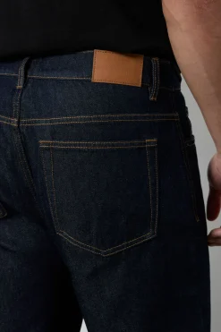 Burton Jean Droit Coupe Régulière En Denim Brut Délavage<Homme Denim|Denim