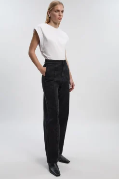KarenMillen Jean Droit en Denim<Femme Denim|Jeans