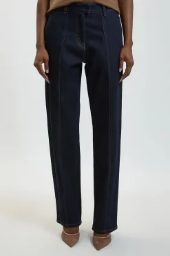 KarenMillen Jean Droit En Denim<Femme Denim|Jeans