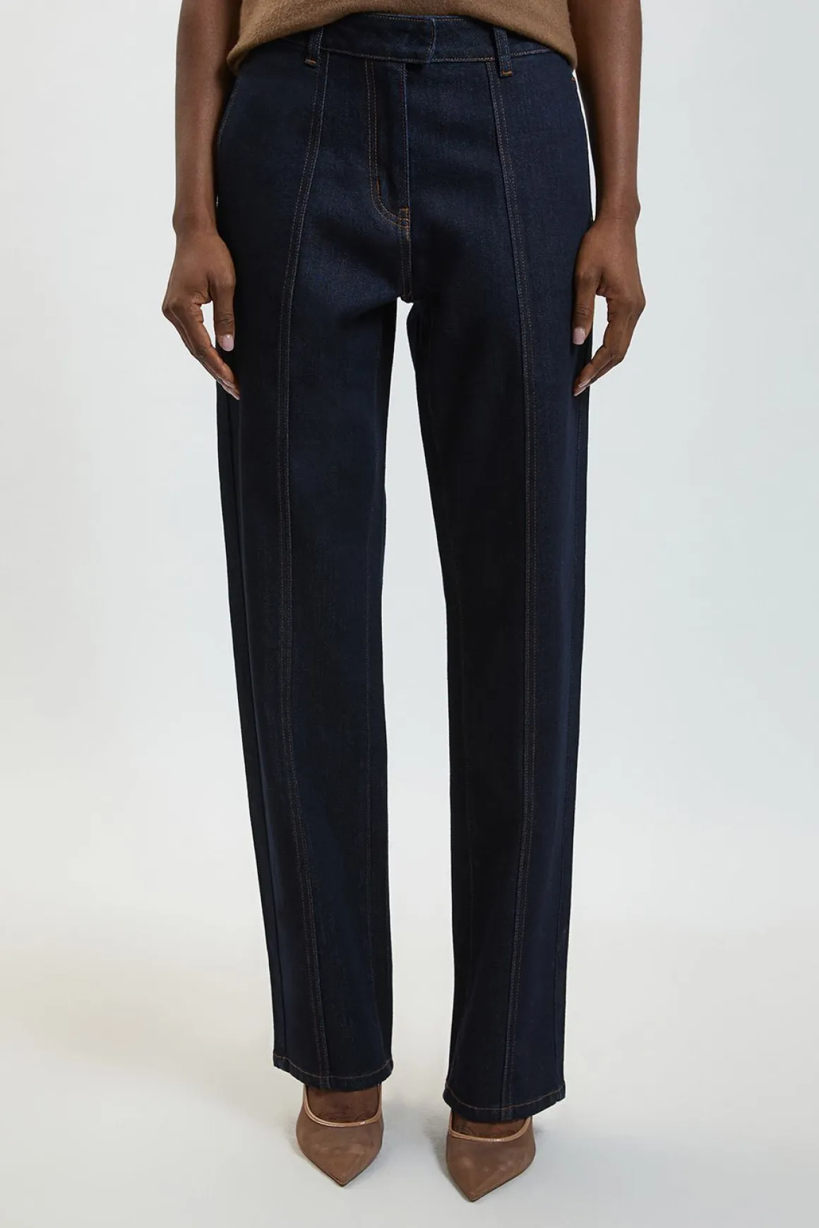 Jean Droit Petite En Denim