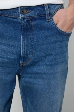 Burton Jean Droit Regular Coupe Droite Délavage Moyen Stretch<Homme Denim|Denim