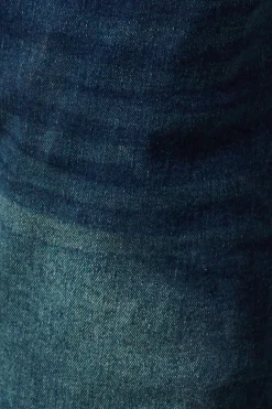 Burton Jean Droit Stretch Délavage Vintage Foncé<Homme Denim|Denim