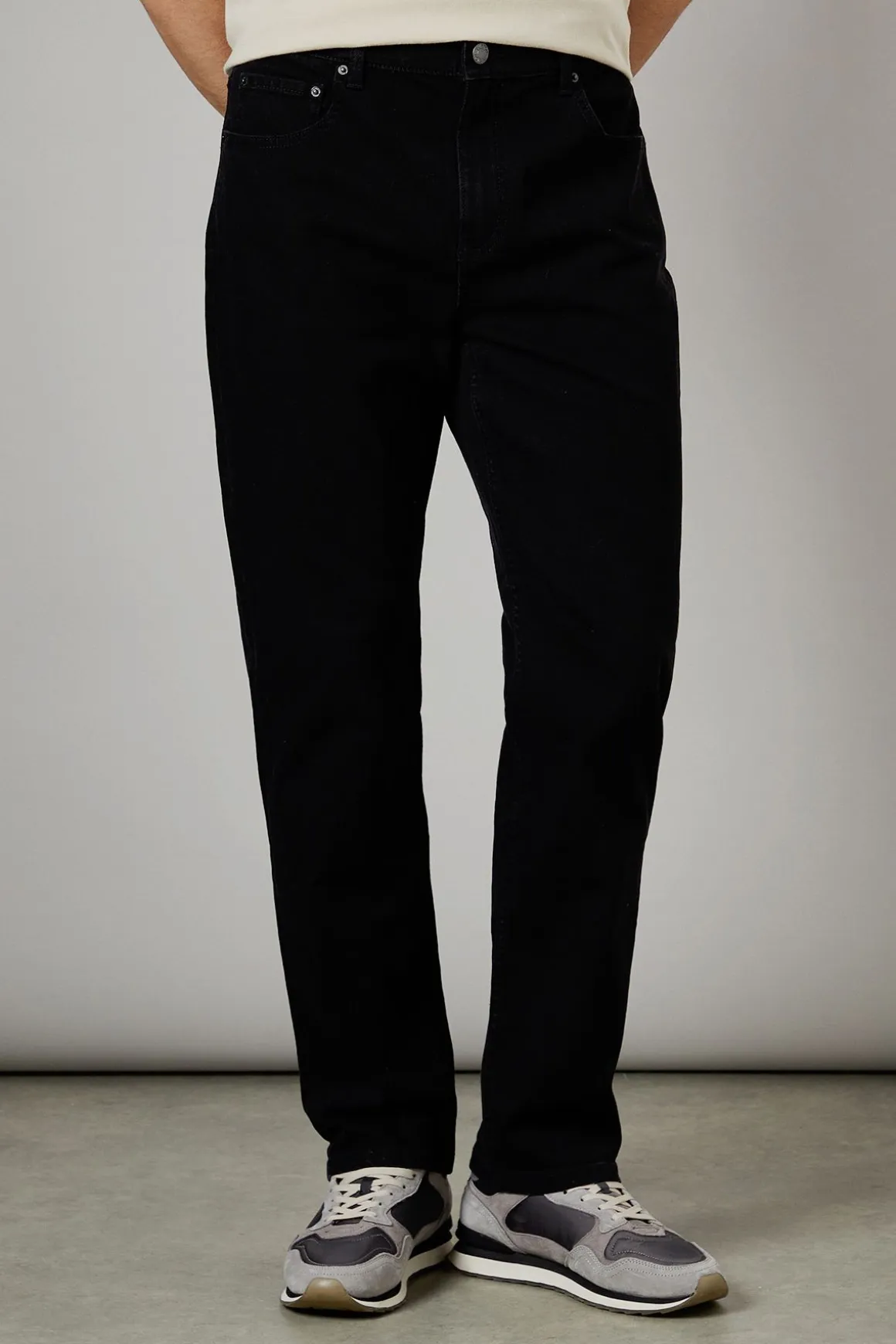 Jean Droit Stretch Noir