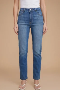 Jean Droit Taille Haute