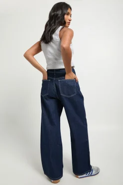 boohoo Jean droit taille haute Petite Basics<Femme Denim|Jeans