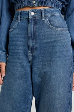 Jean droit à taille haute Tall Boohoo Basics