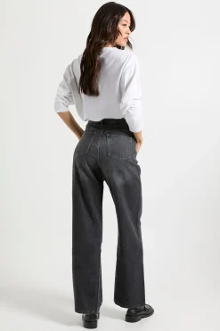 boohoo Jean droit à taille haute Tall Basics<Femme Denim|Jeans